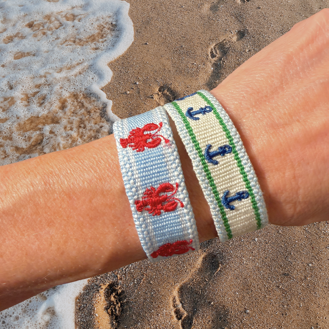 Embroidered Tassel Bracelet