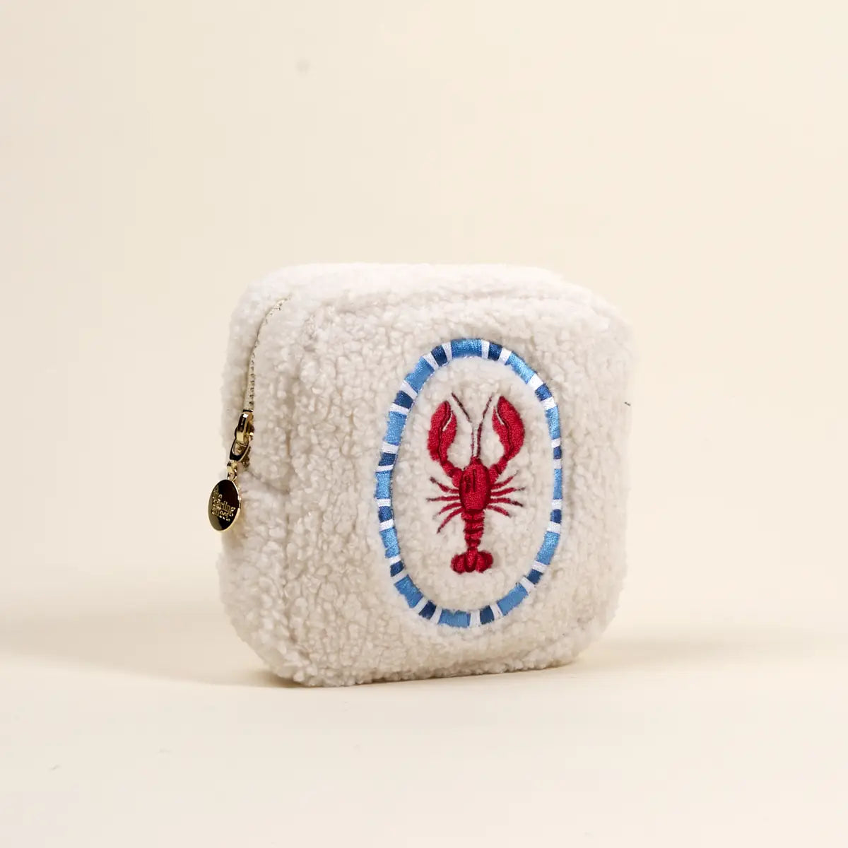 Teddy Pouch Square - Lobster