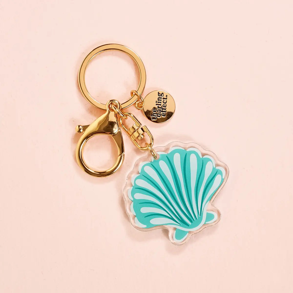 Seashell Acrylic Keychain / Bag Charm