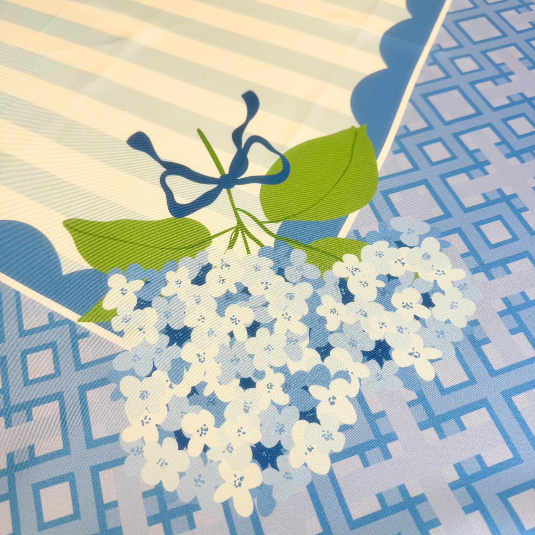 Hydrangea Square Scarf