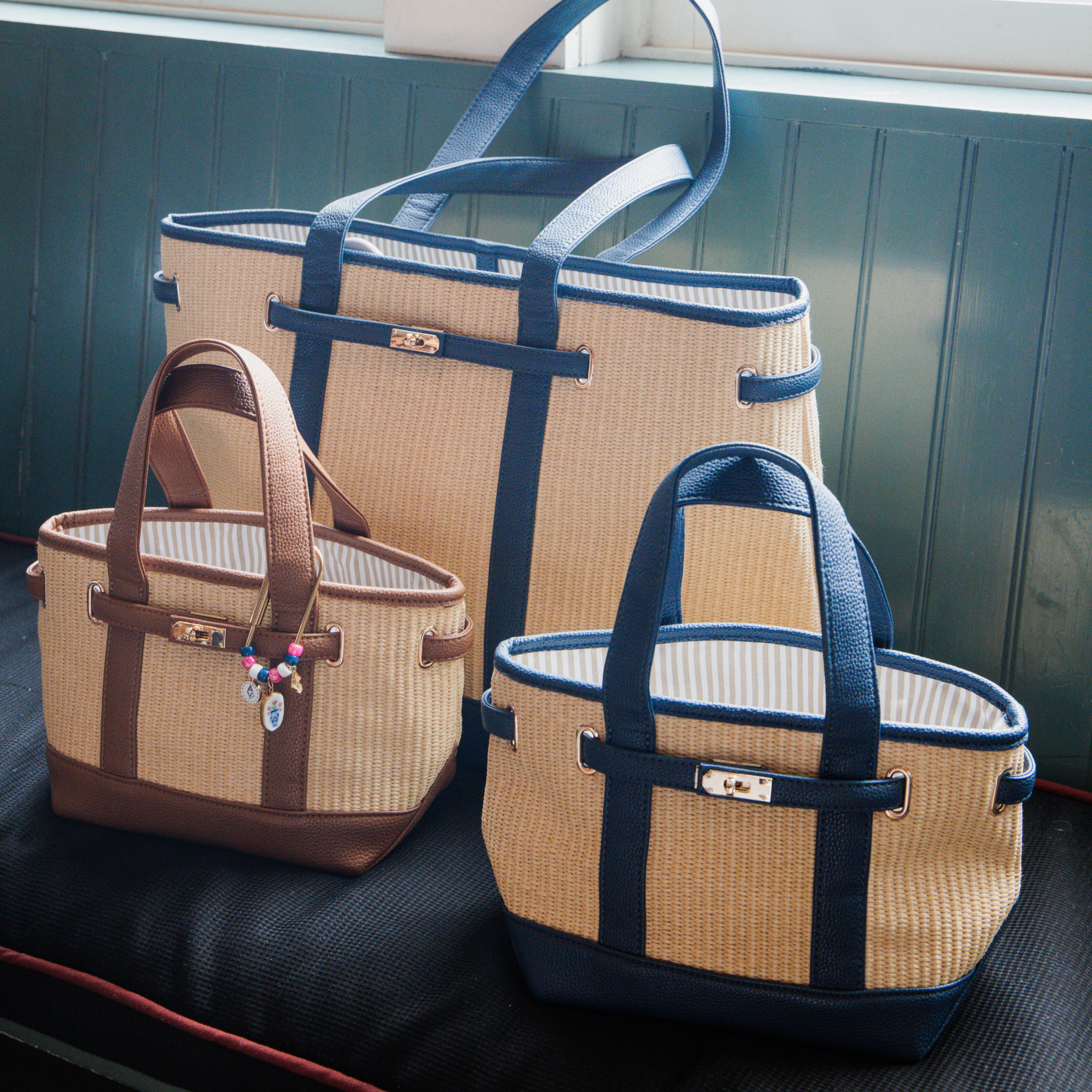 Charleston Mini Tote - Basketweave
