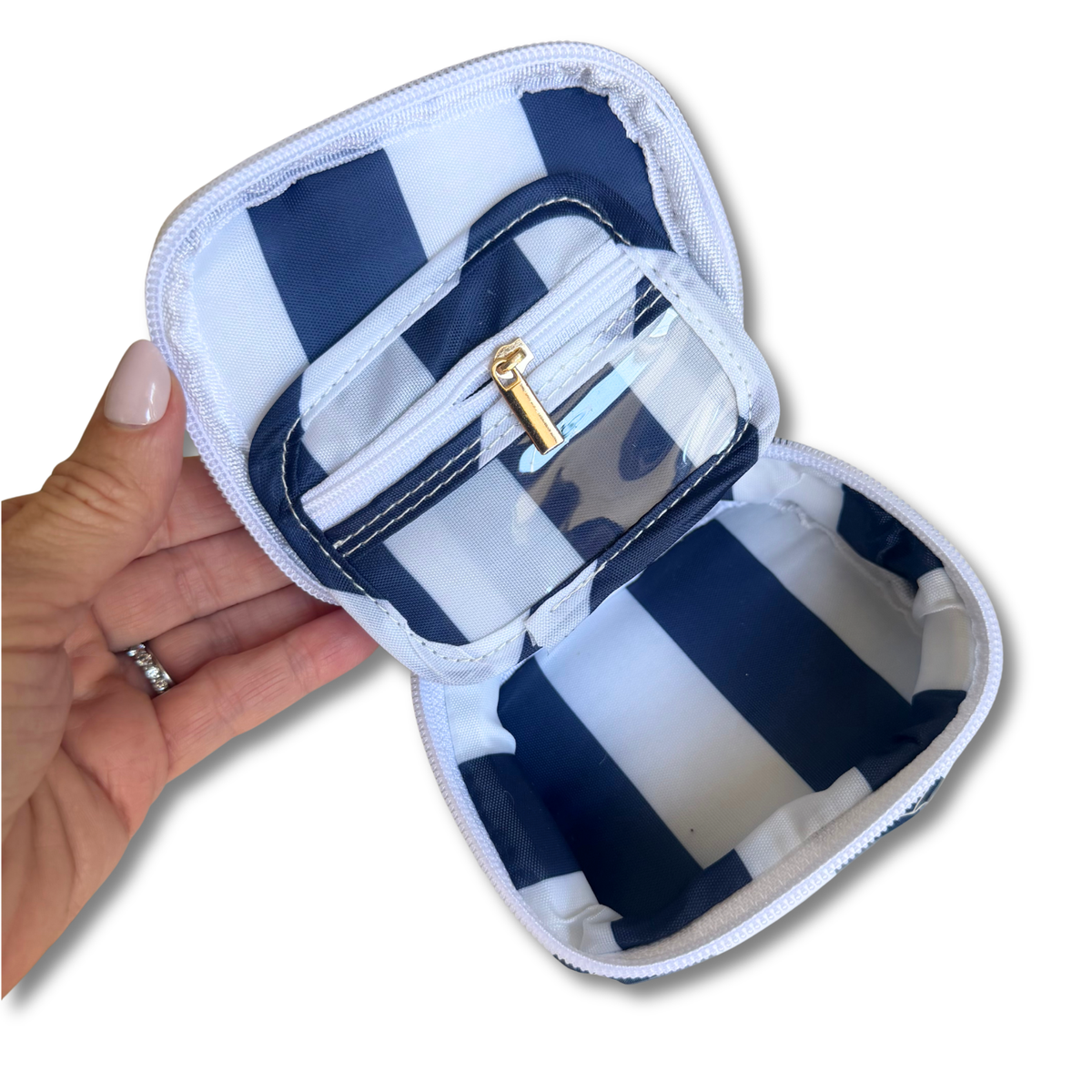 Striped Small trinket pouch
