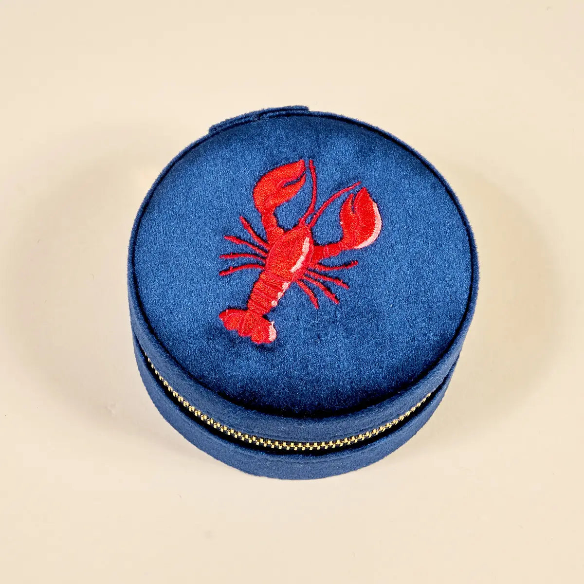 Velvet Jewelry Case - Lobster