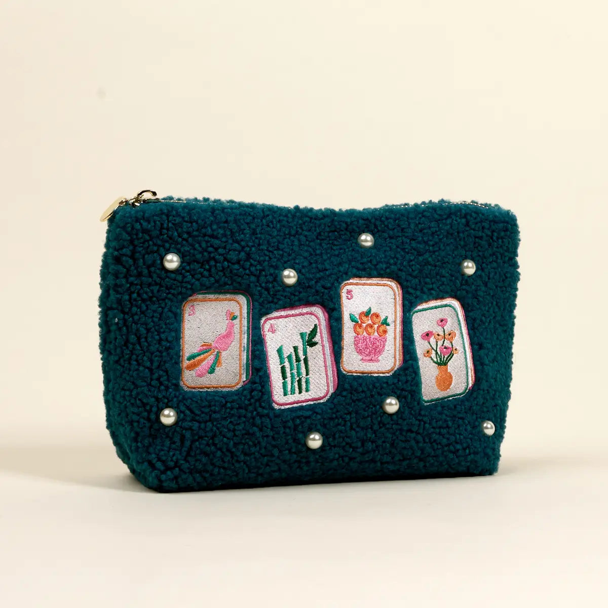 Teddy Pouch - It's Mahj Time!