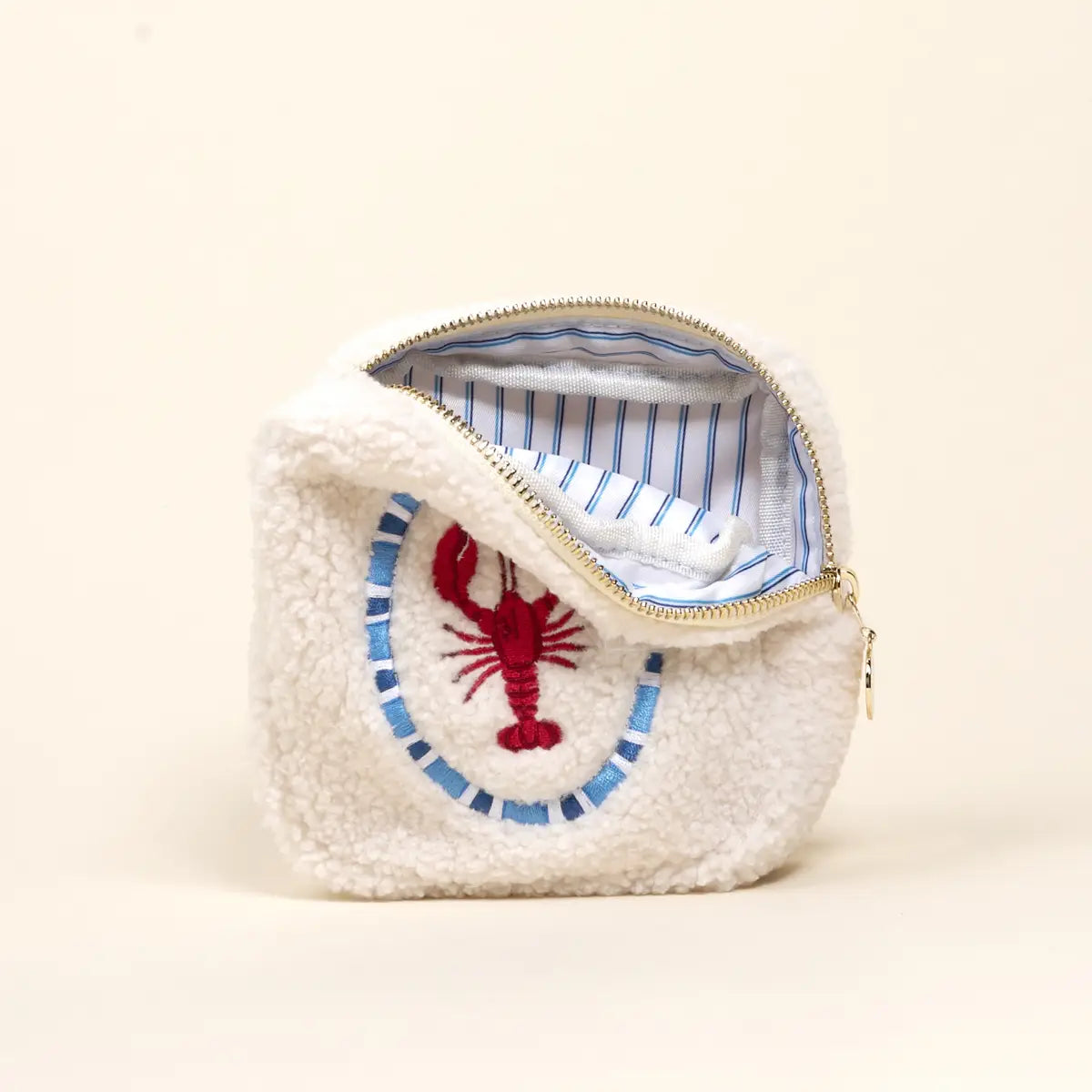 Teddy Pouch Square - Lobster