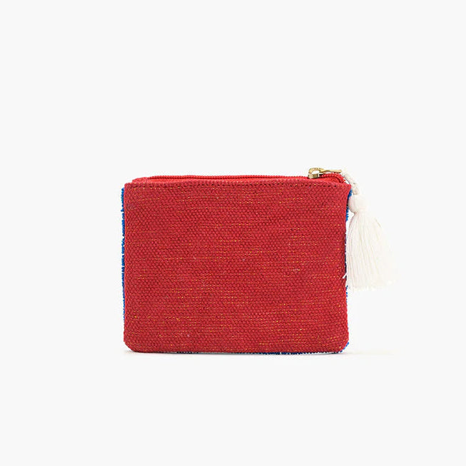Coastal Claw Beaded Coin Pouch