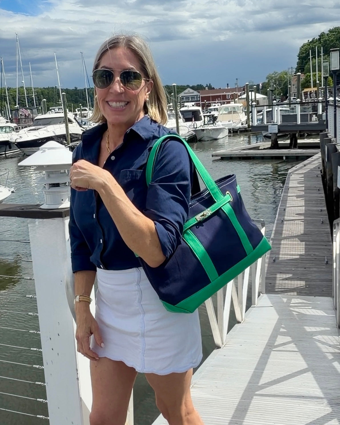 Charleston Everyday Tote - Colorblock