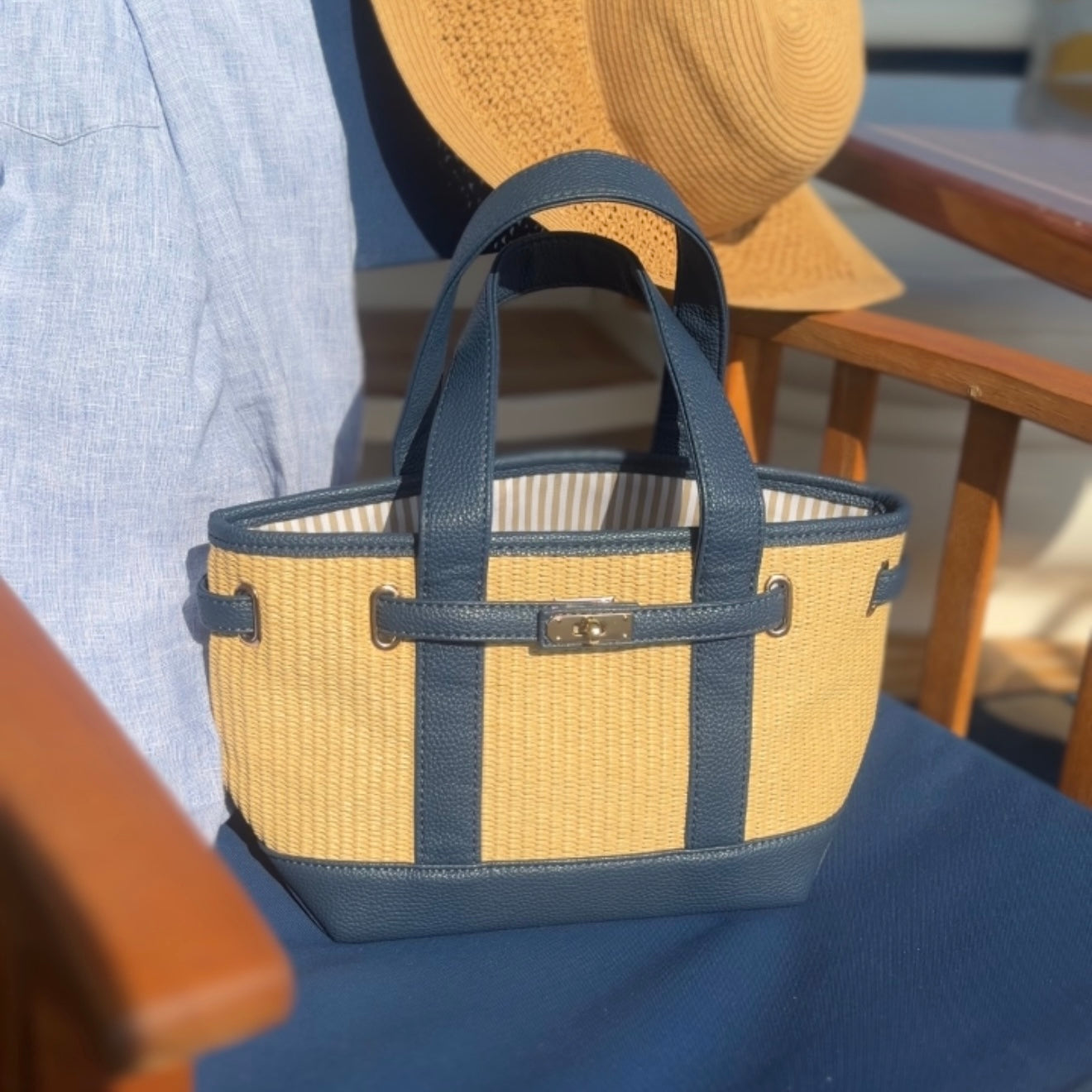 Charleston Mini Tote - Basketweave