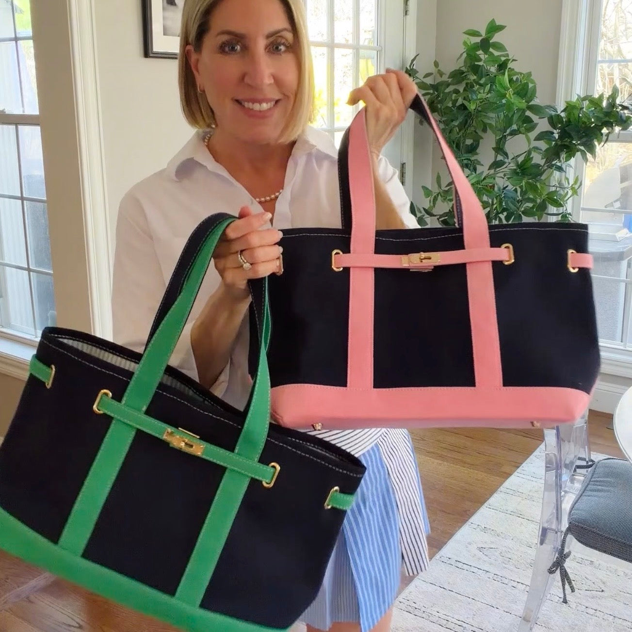 Charleston Everyday Tote - Colorblock