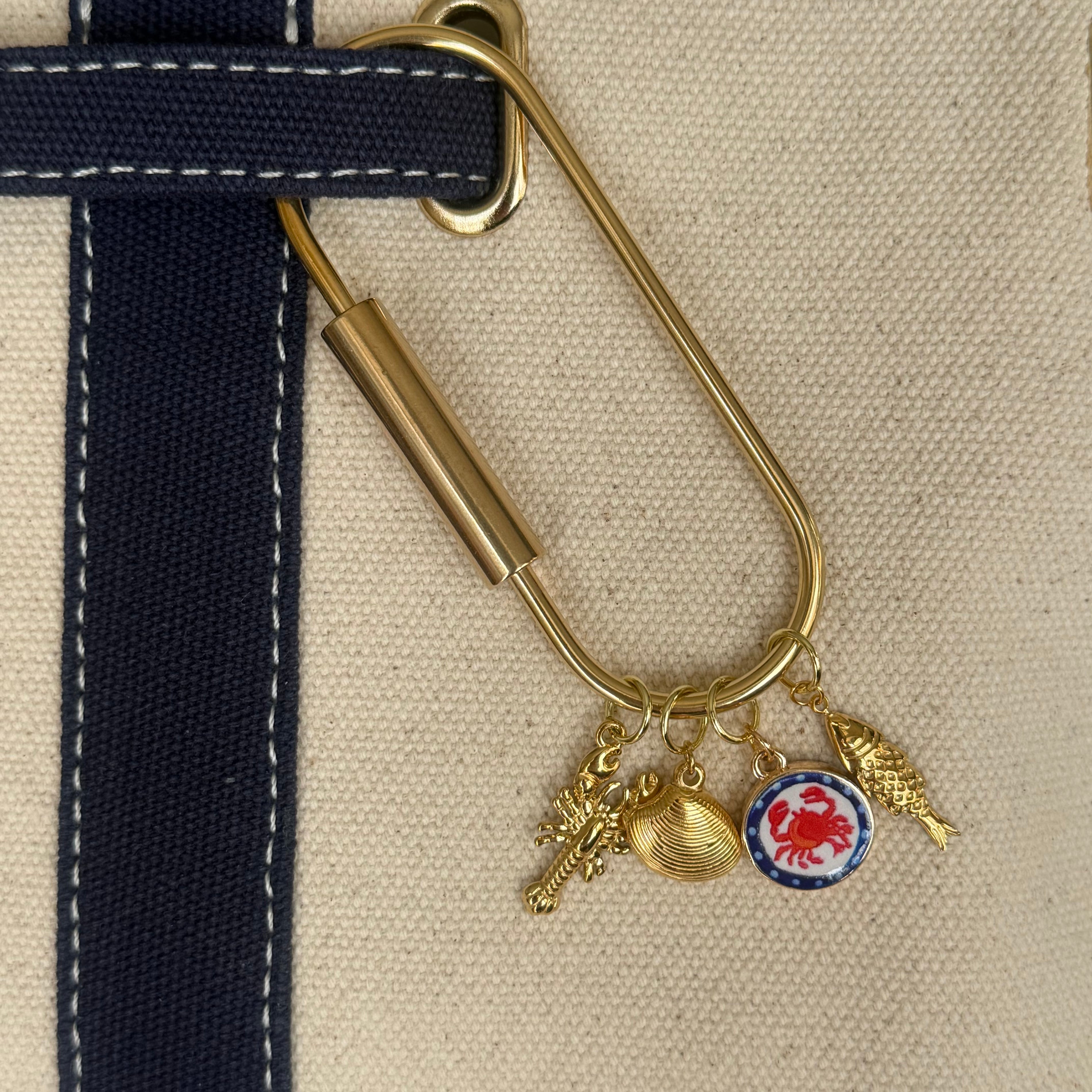 Charm Keychain - By the Sea