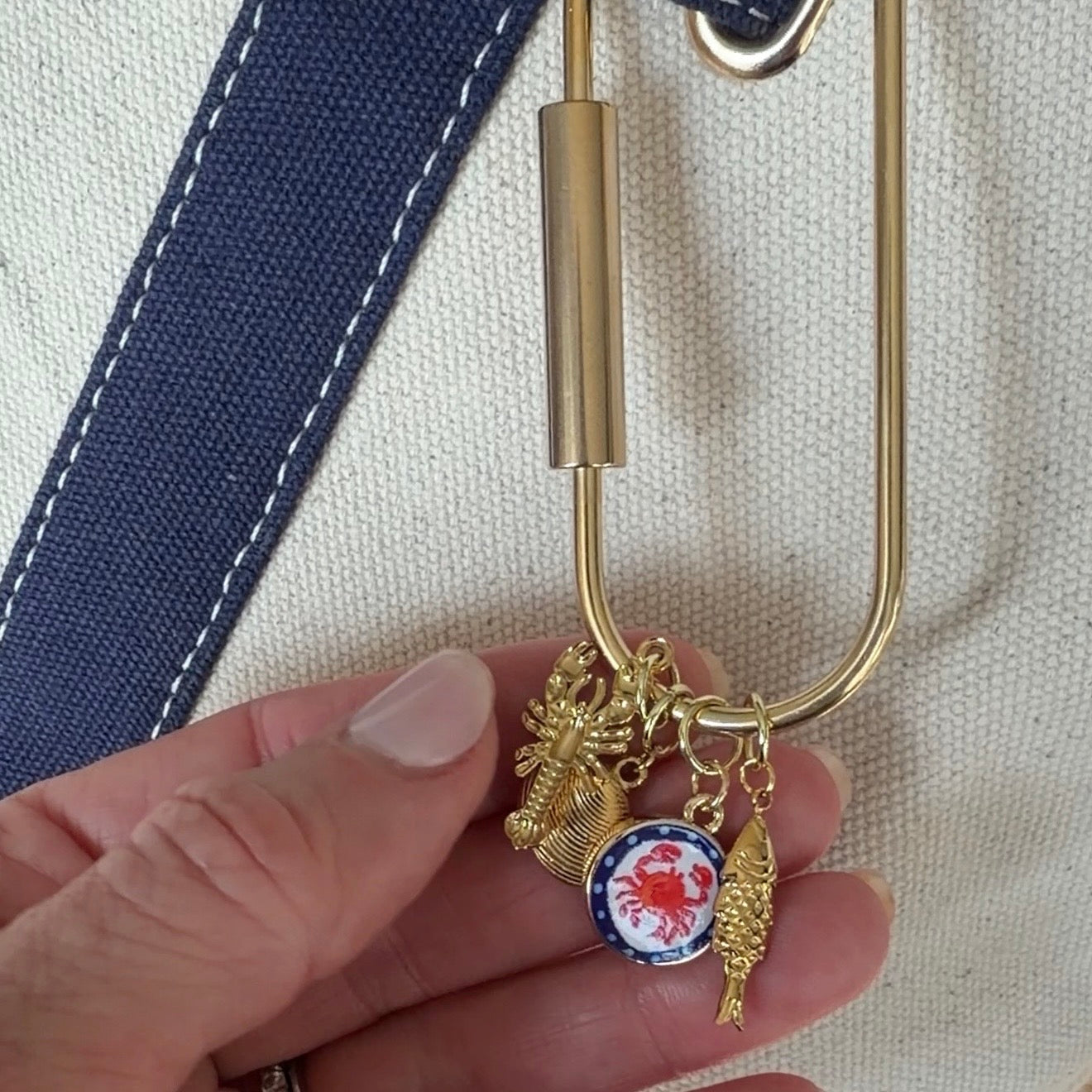 Charm Keychain - By the Sea