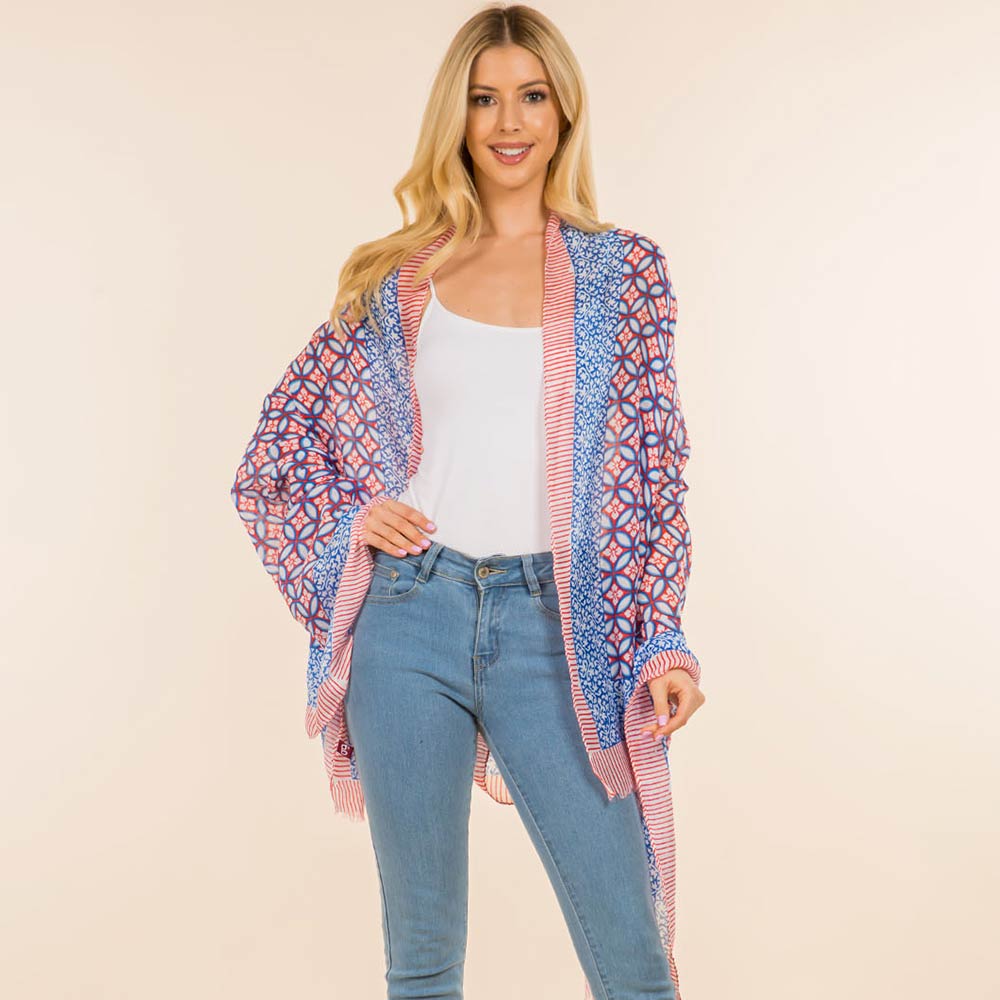 Geometric Print Scarf