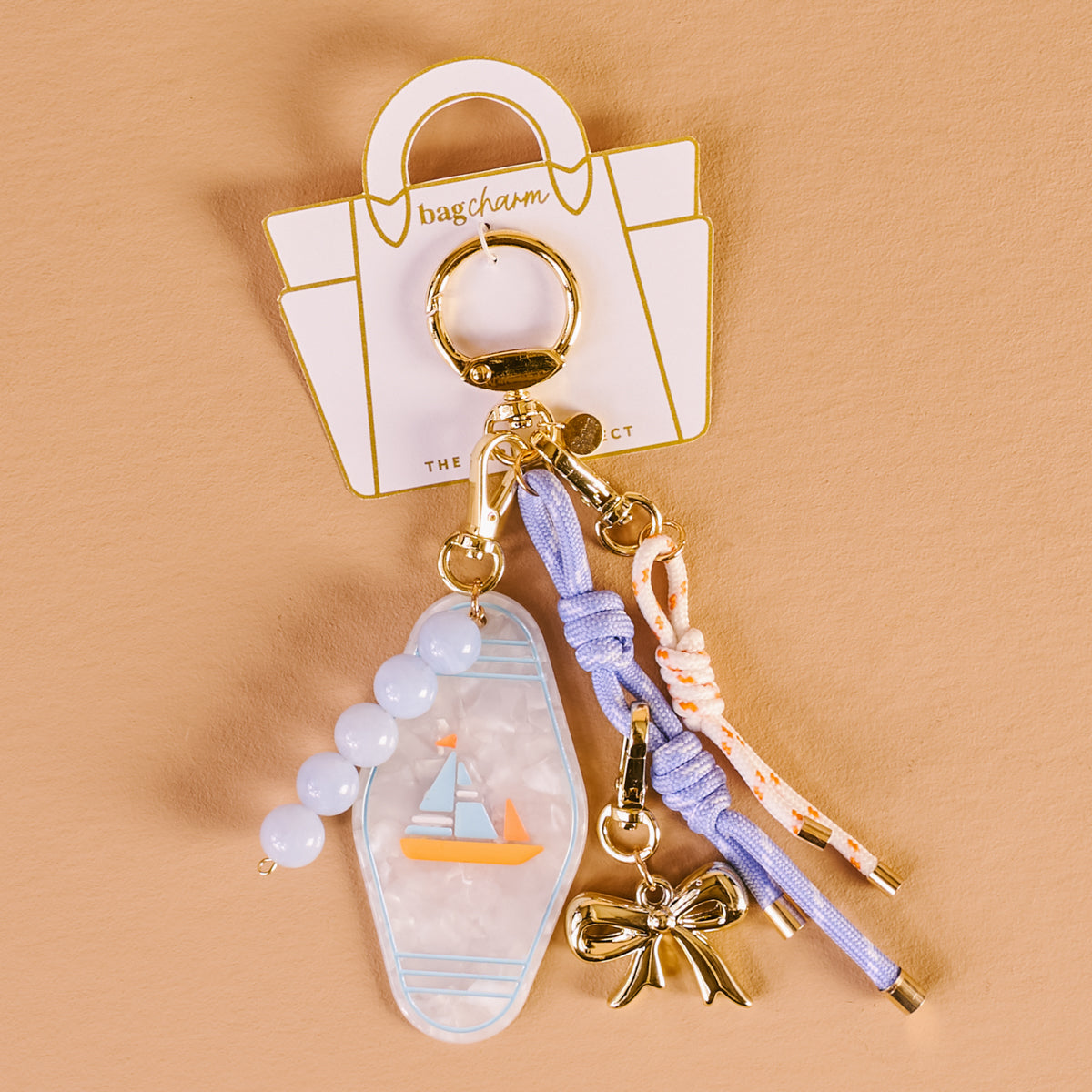 Motel Key Bag Charm- Smooth Sailing