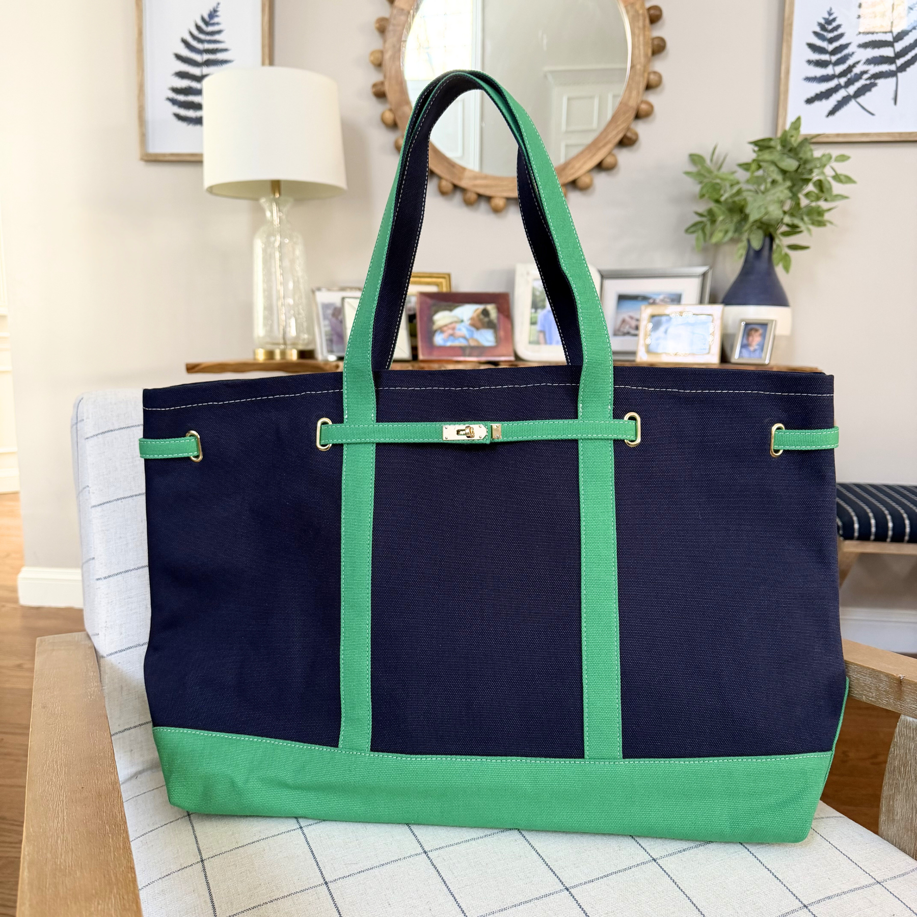 Charleston Extra Large Carryall Tote - Colorblock