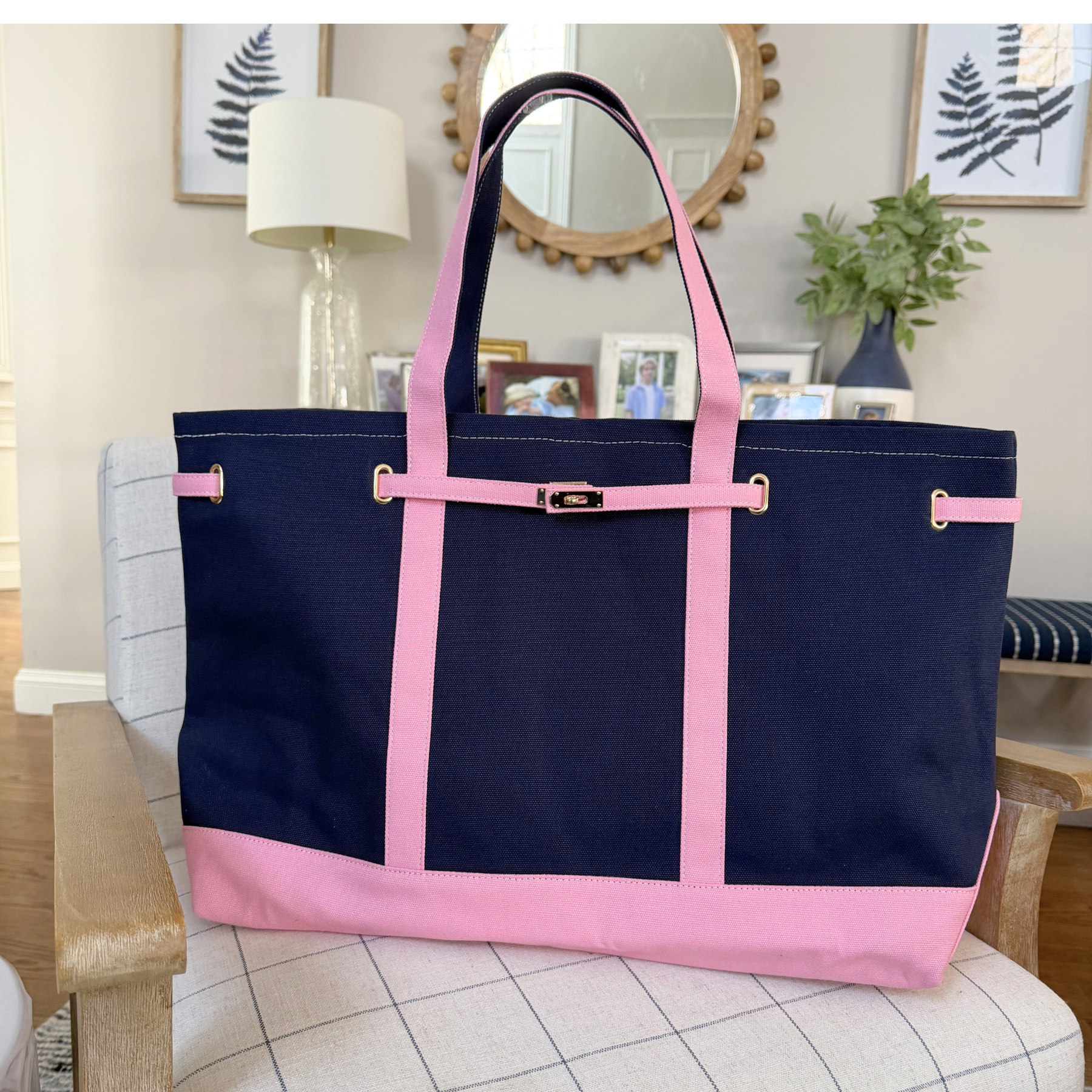 Charleston Extra Large Carryall Tote - Colorblock