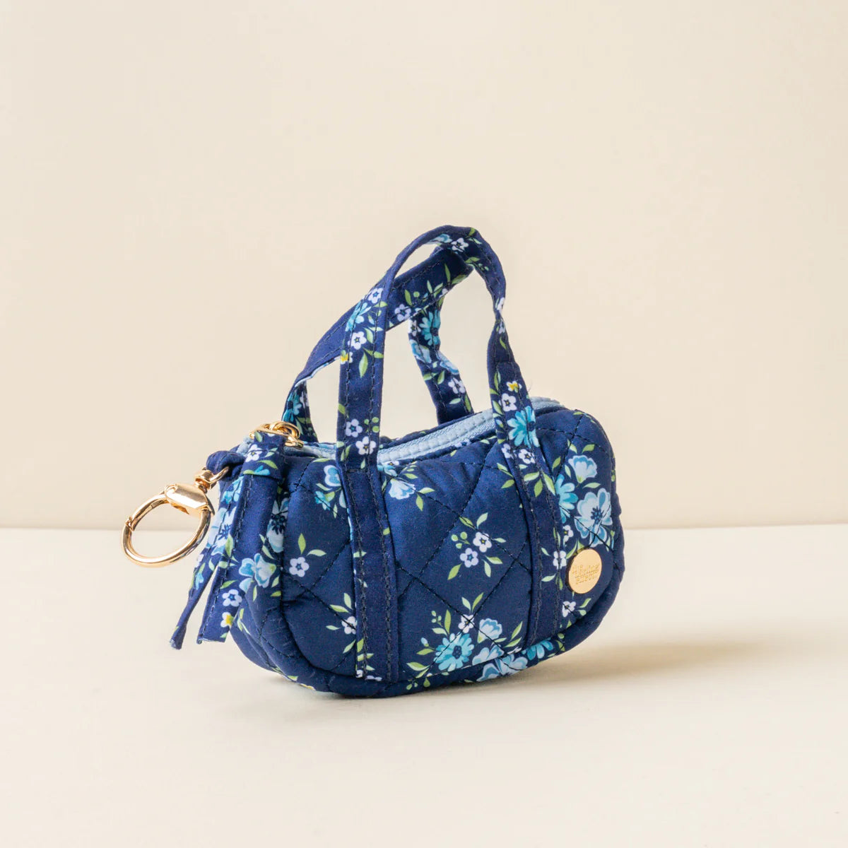 Itty Bitty Duffle Bag Charm - Navy
