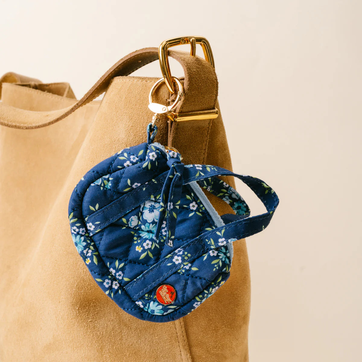 Itty Bitty Duffle Bag Charm - Navy