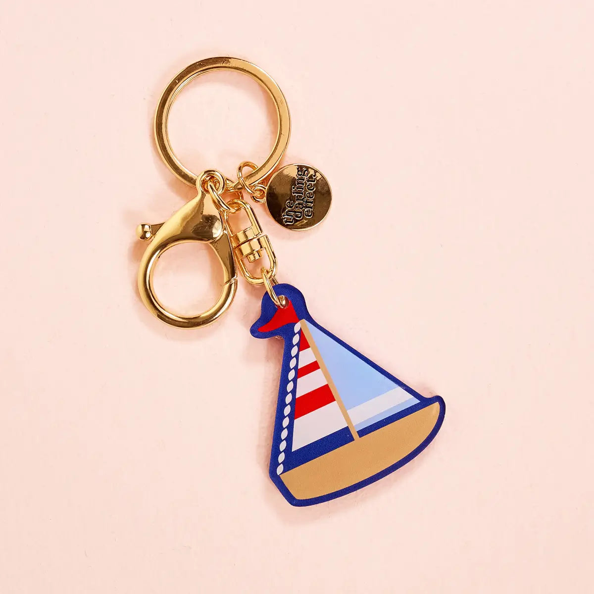 Sailboat Acrylic Keychain / Bag Charm
