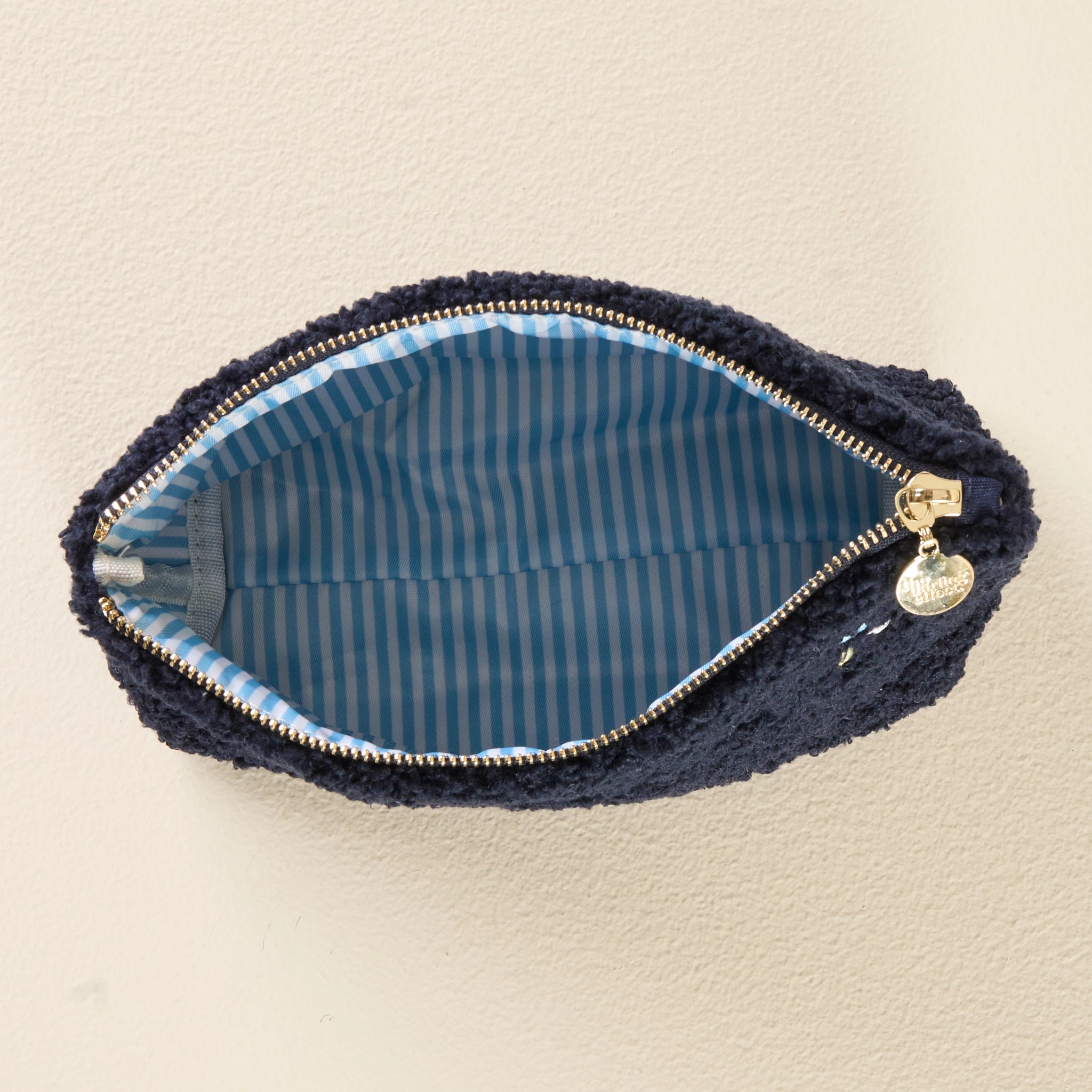 Teddy Pouch Floral Navy